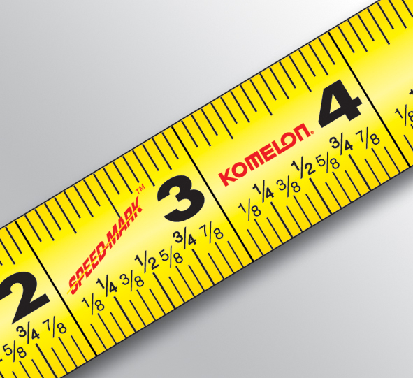 Uline Metric Tape Measure - 1 x 25'/7.5M